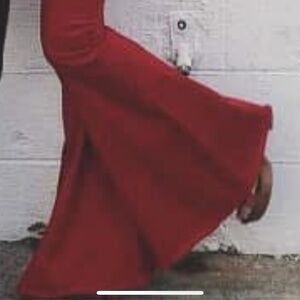 Judy Blue Gameday Red Flares/Bellbottoms